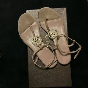 Gucci crystal sandals